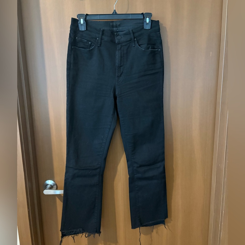 MOTHER Insider Crop Step Fray